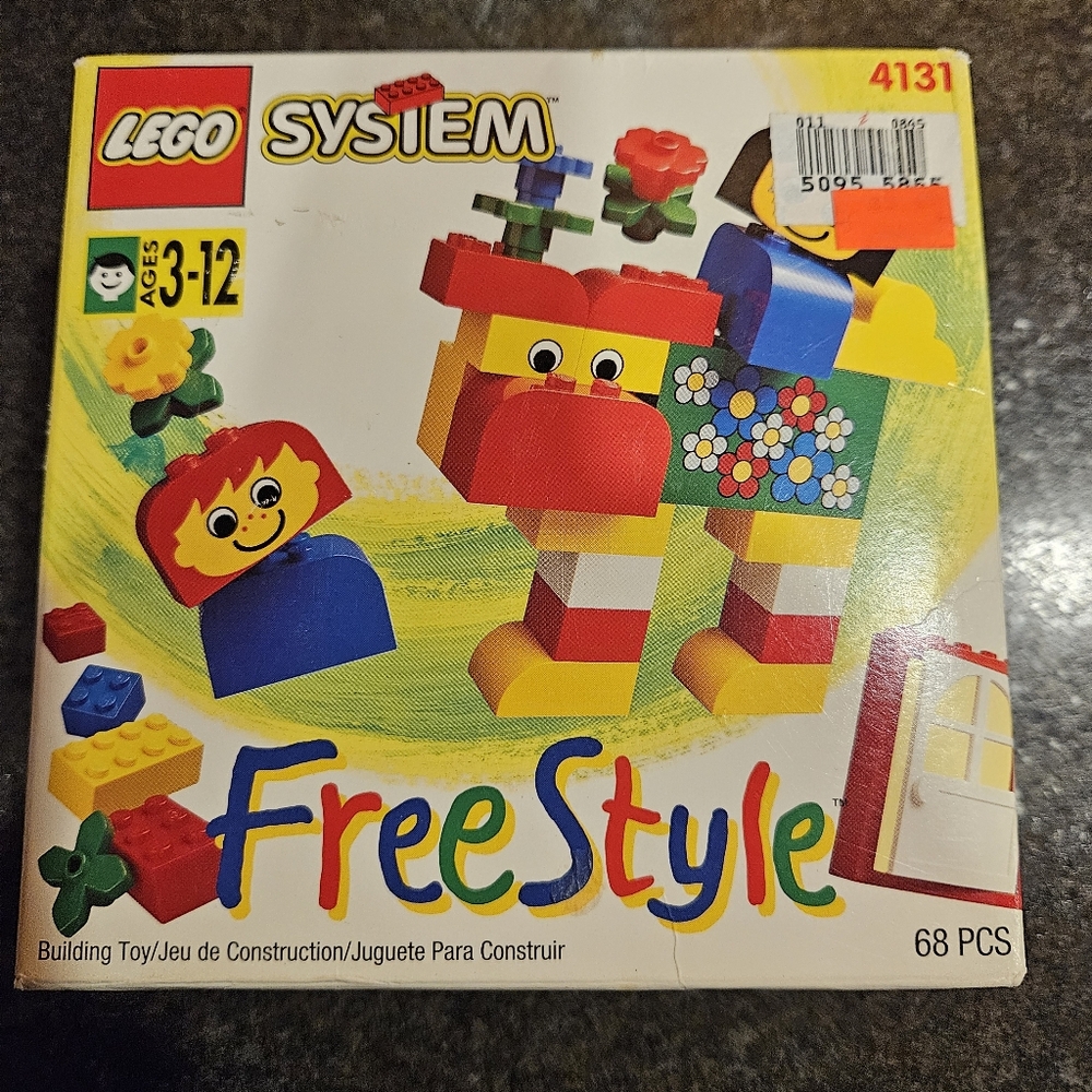 Vintage Lego System 4131 FreeStyle 1995 New Unopened 68 Pieces